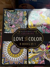 Kaleidoscope Coloring Love to Color 8 Books in 1 Book, New