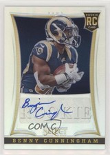 2013 Panini Select Silver Prizm Rookie 39/199 Benny Cunningham #253 Auto n1u