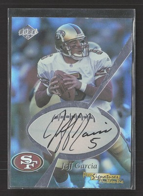 1999 Collector's Edge Pro Signatures Authentic Jeff Garcia 2063/2110