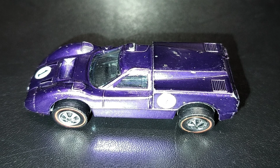 1968 Hot Wheels Redline US Purple Ford J - Image 3 of 4