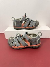 Keen Waterproof Grey Pink Hiking Walking Athletic Kids Sandal's Size 8