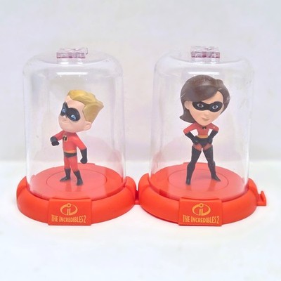 Disney Pixar Incredibles 2 Domez Series 1 Dash Helen Loose Figure Lot Set x2