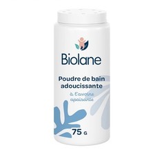 Biolane Softening Bath Powder for Babies 75g Gentle Care
