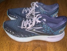Brooks Glycerin GTS 20 Shoes Womens Size 10.5 Blue Purple Running 1203692A499