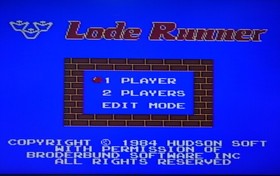 Lode Runner & Championship Lode Runner Famicom FC Hudson HFC-LR HFC-CR Japan