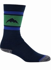 Burton Weekend Midweight 2-Pack - Kids S/M - Galaxy Green Socks