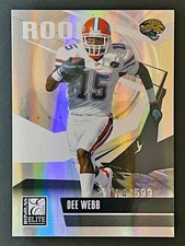 2006 Donruss Elite #135 Dee Webb /599 RC Jacksonville Jaguars