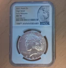 2021 Peace Dollar $1 High Relief 100th Anniversary Early Releases NGC MS70