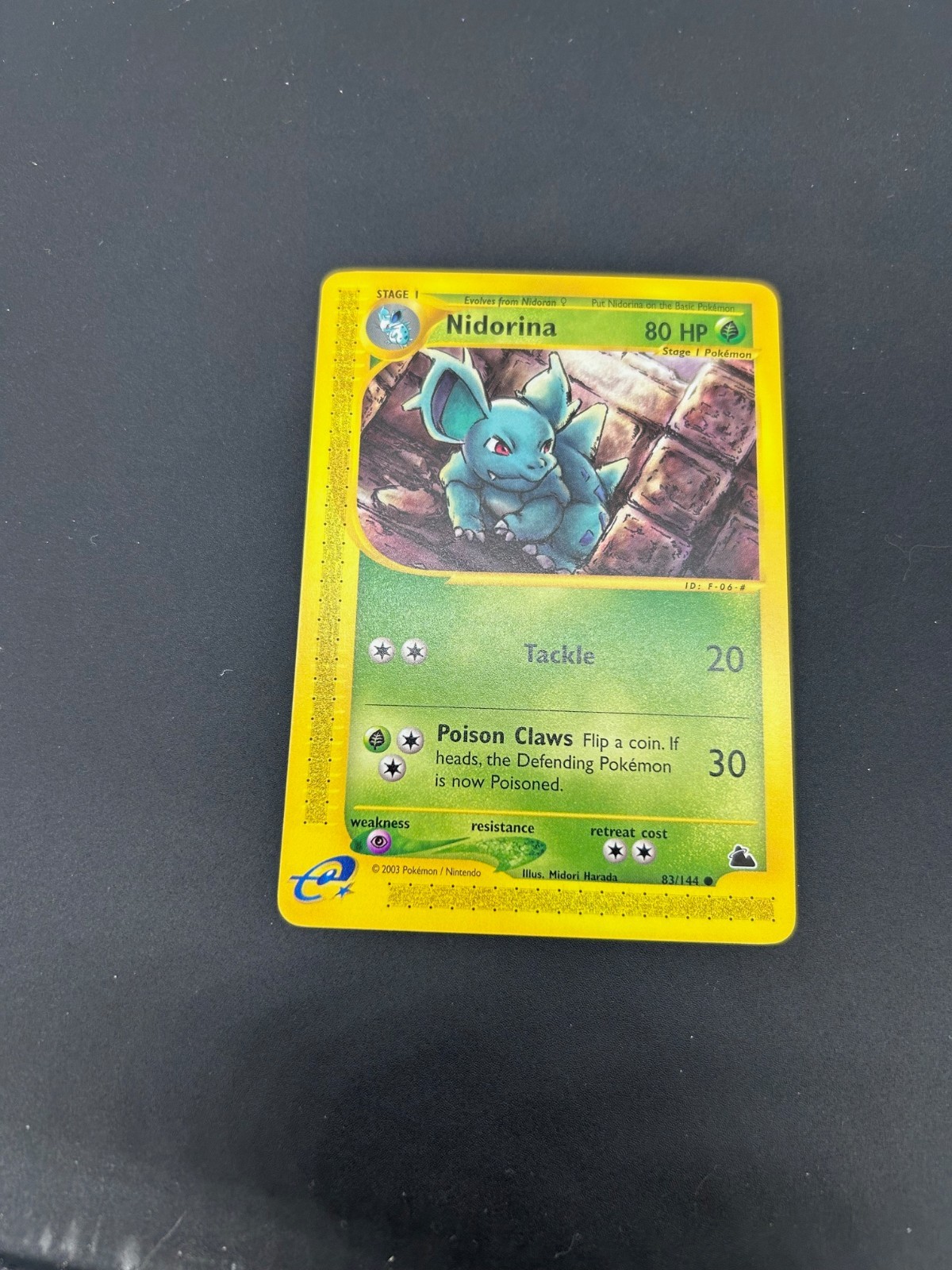 Pokemon TCG Nidorina Common 83/144, Skyridge (NM)