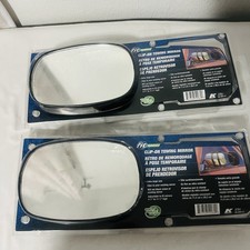 2 K-source Fit System 3891 Clip-on Universal Towing Mirror Xl Adjustable New