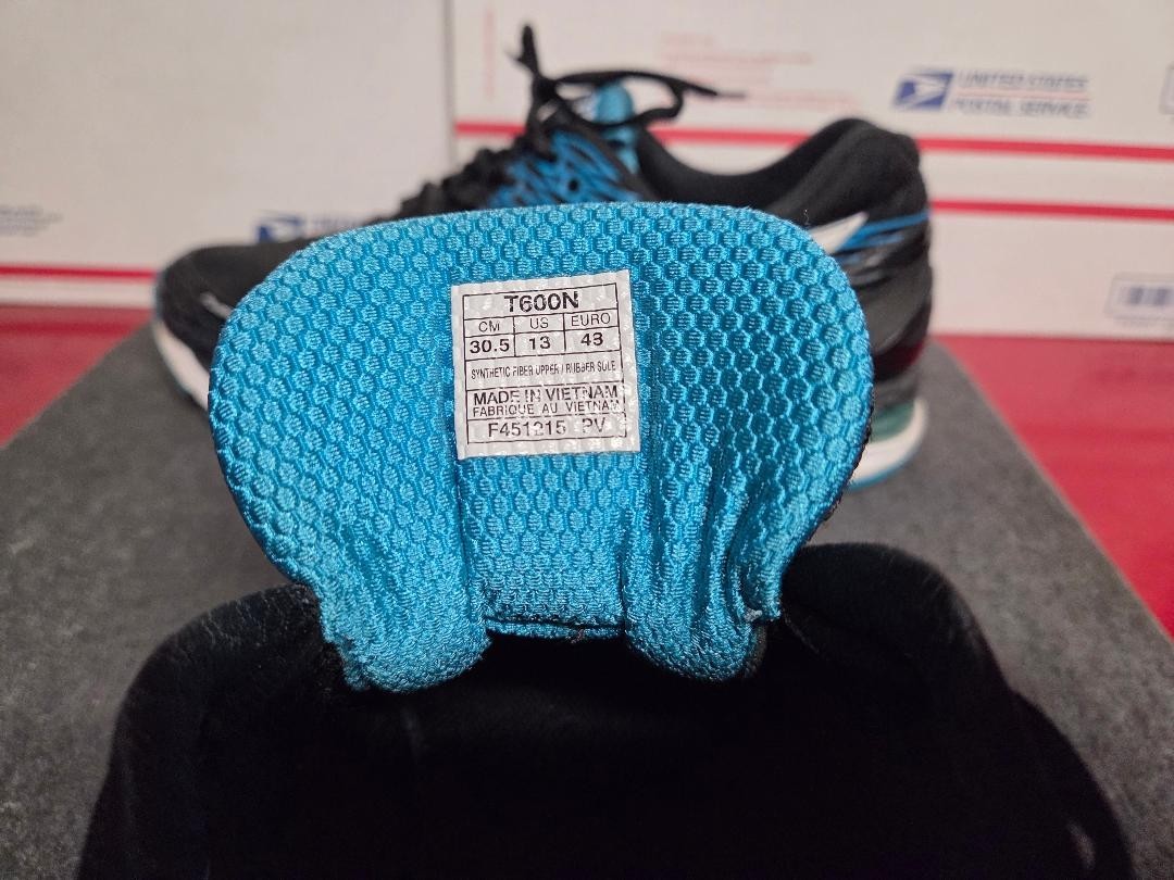 ASICS MEN'S GEL-NIMBUS 18 RUNNING TRAINING WALKING SHOES BLACK/WHITE SIZE 13M thumbnail 8