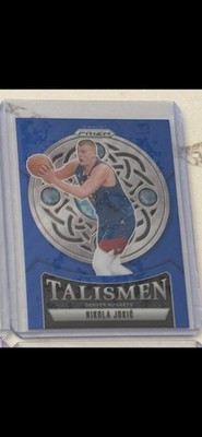 2024-25 Panini Prizm - Talismen Nikola Jokić #7 Blue Wave Prizm /175