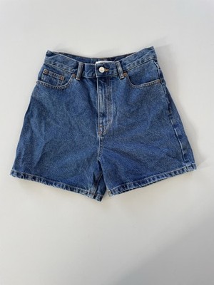 PULL&BEAR Denim Shorts Blue Size 4 (EUR 36) Women's Casual Summer