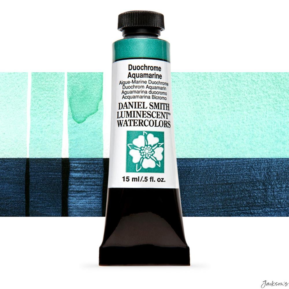 Daniel Smith Luminescent Watercolour Paint Metal Oxide 15ml Duochrome Aquamarine