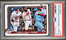 2025 Topps Shohei Ohtani / Ozuna / Schwarber #144 PSA 10 GEM MINT (LOW POP: 16)