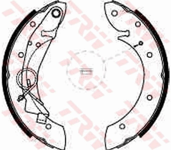 TRW Bremsbackensatz GS8635 FüR Berlingo 4E Peugeot 405 Jumbuck Partner Proton B9-image