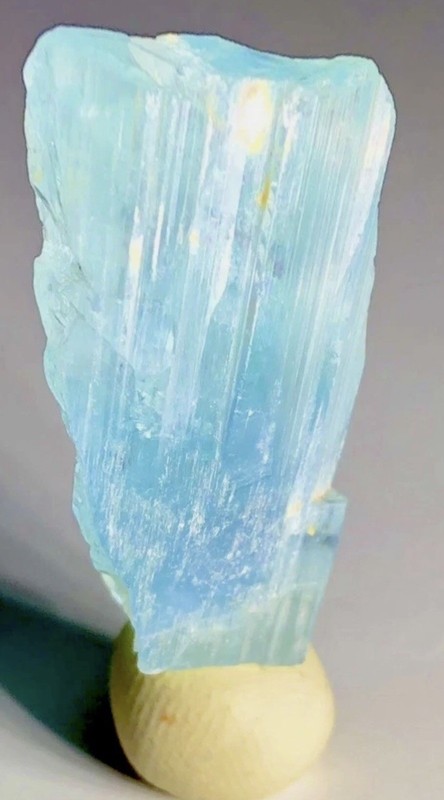 40 Ct. Beautiful Ocean Blue Jeremejevite Crystal Rough Natural Gemstone Specimen