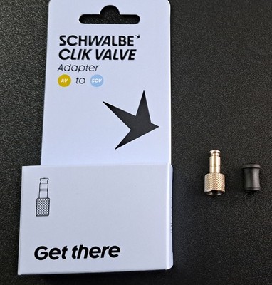 Schwalbe Fahrrad Clik Valve SCV Klick Ventil System AV - SCV Auto MTB Ventil Set