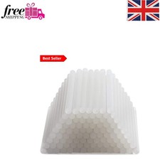 Pack of 50 Durable Clear Hot Glue Sticks (11mm x 100mm) - Quick Melting Quality 0.28 per stick