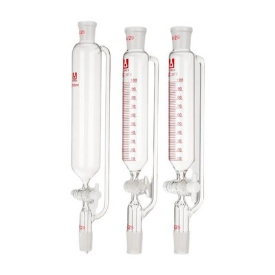 Tropftrichter mit Druckausgleich 10ml-2000ml Borosilikatglas PTFE/Glashahn
