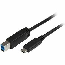 Image of Startech 2M 6 Ft Usb C To Usb B Printer Cable M/M Usb 3.0 5Gbps Usb B Cable Usb