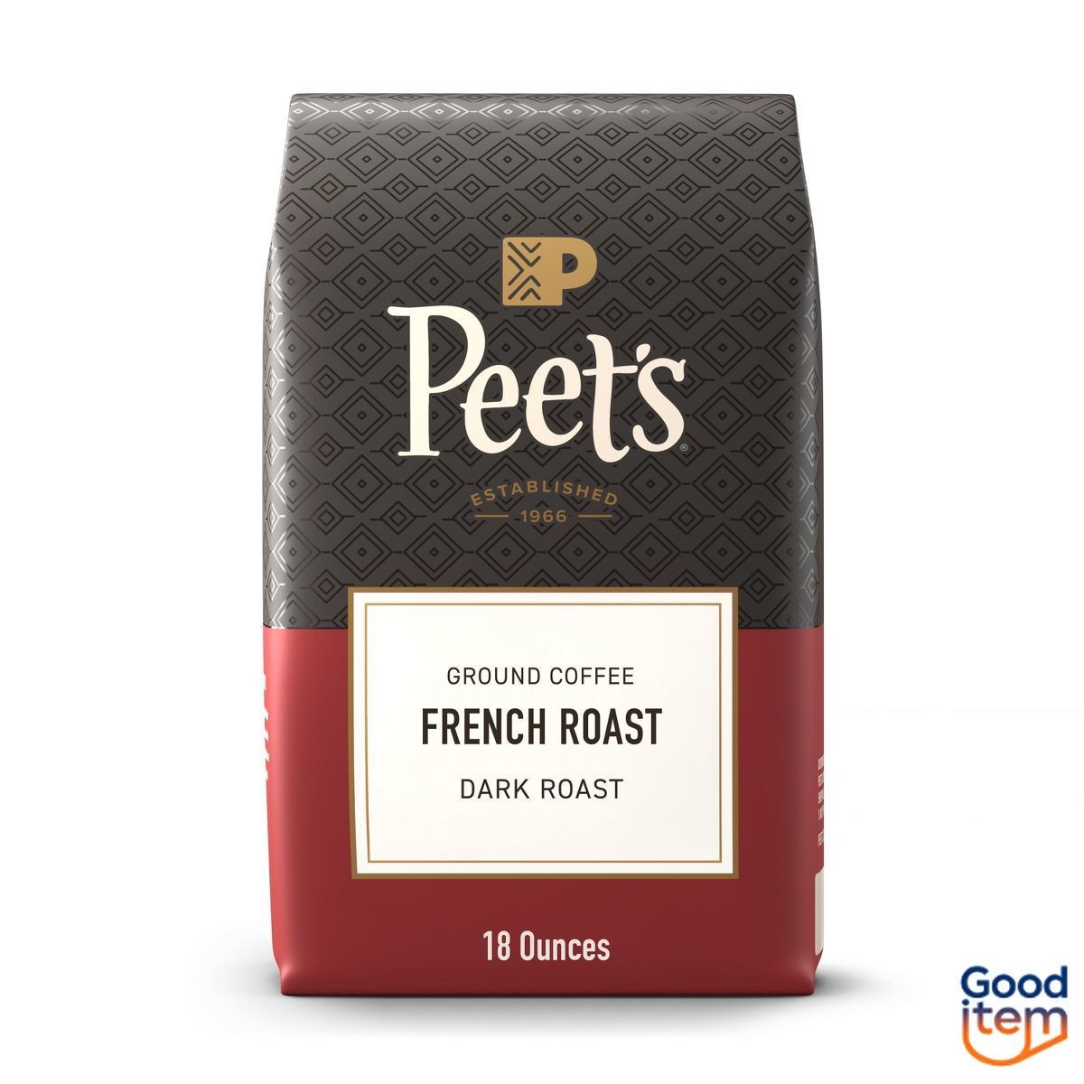 Peet's French Dark Roast Ground Coffee - 18oz