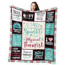 Christmas Physical Therapist Gifts, Physical 50" X 60" Green-physical Therapist