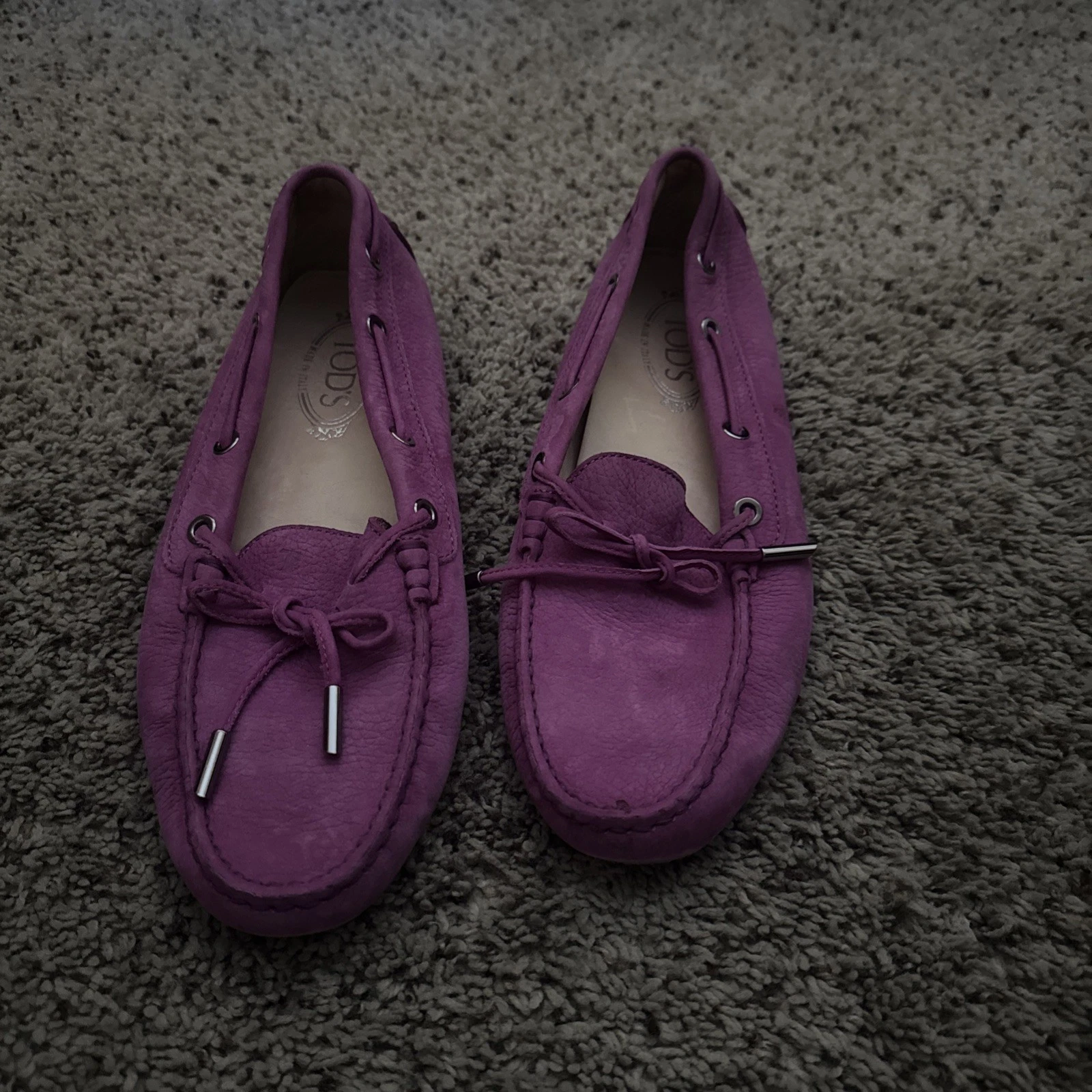 TOD’S Mocassini donna viola Tod's usati taglia 10 5