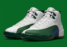New Nike Air Jordan 12 XII Retro SZ 10 Bucks Men's White Green CT8013-103