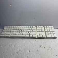 OEM Apple A1016 Wireless Bluetooth Mechanical Keyboard White with Number Pad.