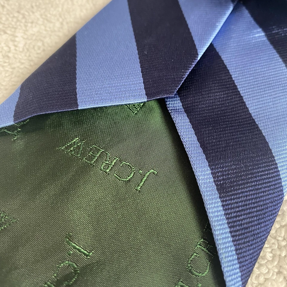 J Crew 领带男式条纹丝绸手工制作美国经典领带工作服商务形式 — 第 4/4 张图片