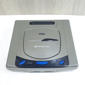 SEGA SATURN CONSOLE Bundle With 6 Games 2 Controllers Japan Gray tested NTSC-J