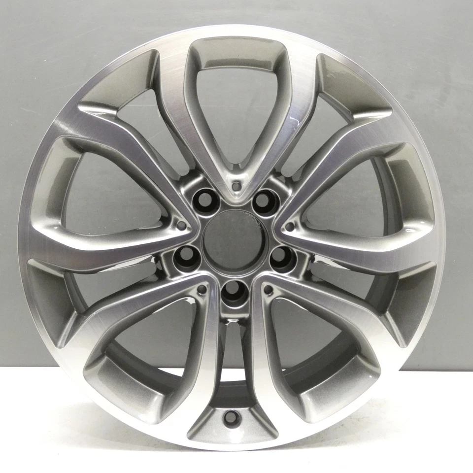 MERCEDES C CLASS W205 GREY 17" ALLOY WHEEL RIM OEM A2054010200 GENUINE X1 - Image 2 of 4