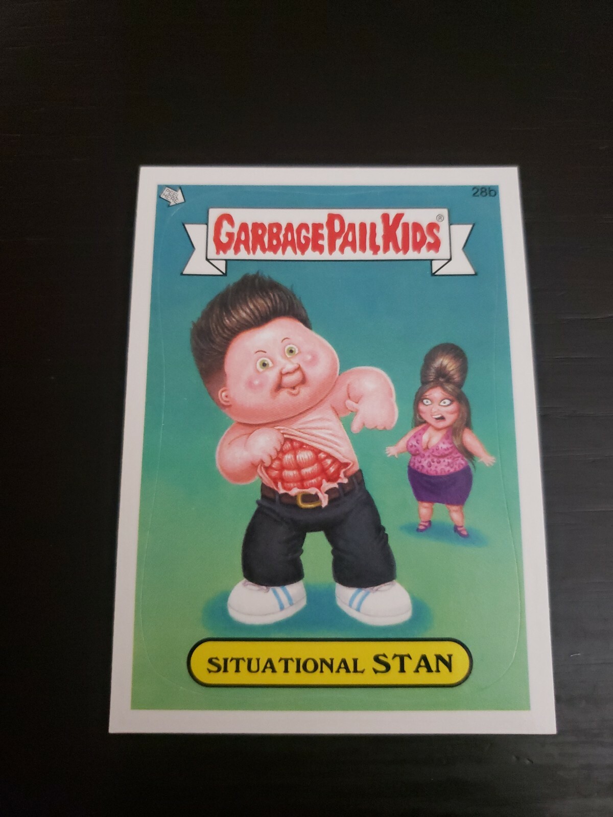 2012 Topps Garbage Pail Kids #28b Situational Stan front