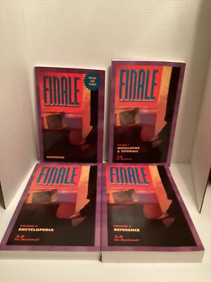 Finale: The Art of Music Notation 3.0 for Macintosh (4 VOLUME SET)
