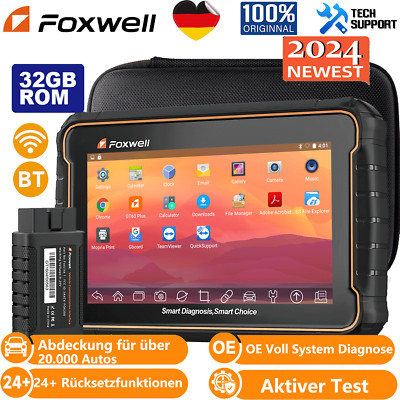 Foxwell GT60 BT Profi KFZ OBD2 Diagnosegerät Auto Scanner ALLE SYSTEM Bluetooth