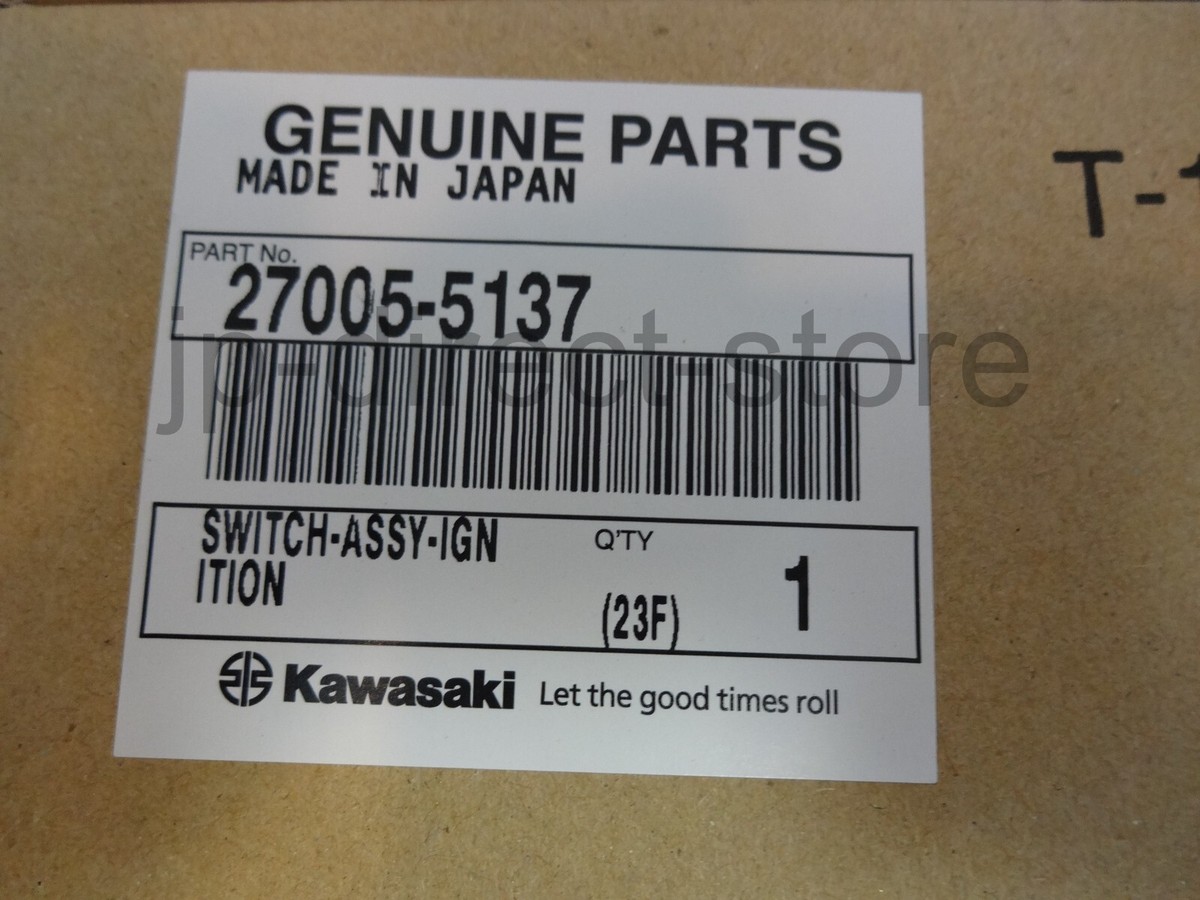 Genuine Kawasaki 2006-2012 ZX6R ZX10R Ignition Switch & Keys 27005