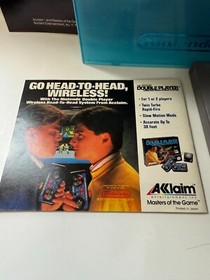 NES Double Dragon II 2 Nintendo con custodia e manuale e poster