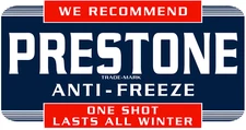 Prestone Anti-Freeze Oil Gas sticker Vinyl Decal |10 Sizes!! with TRACKING