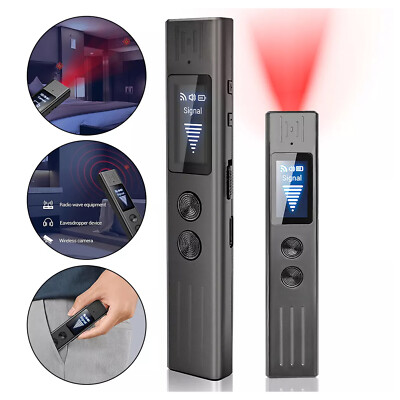 Anti-Spy Camera Wireless RF Detector GSM Bug GPS Tracker Finder Scanner Device