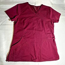 Scrubstar Scrub Top, size XS, Wine
