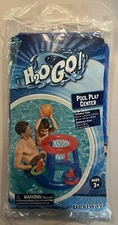 H20GO! Swimming Pool Inflatable Play Game Center (Basketball + Rings) Water Toy