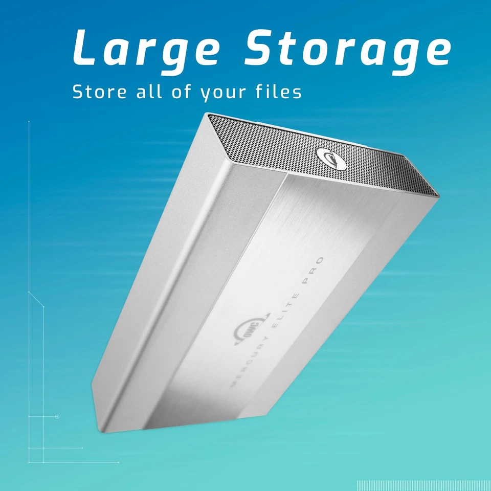 OWC Mercury Elite Pro External Hard Drive Enclosure for 3.5 Inch SATA Drives - Image 2 of 4