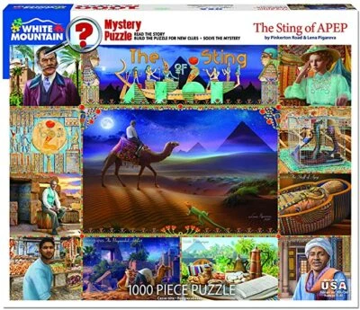 White Mountain Der Stachel von APEP Mystery 1000 Teile Puzzle 76 cm x 61 cm
