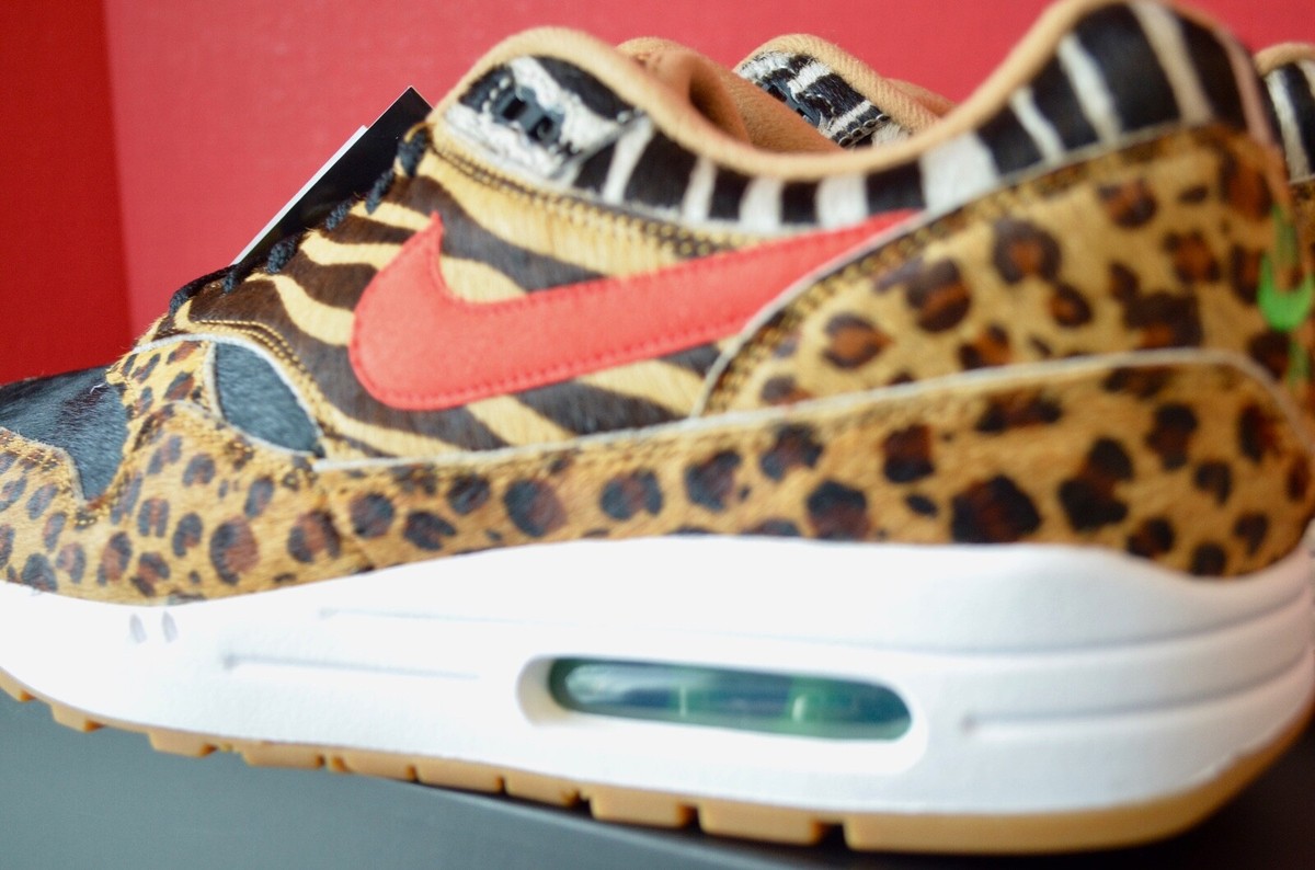NIKE x ATMOS - Air Max 1 Animal Pack 2.0 Black Box - MENS 9.5 New