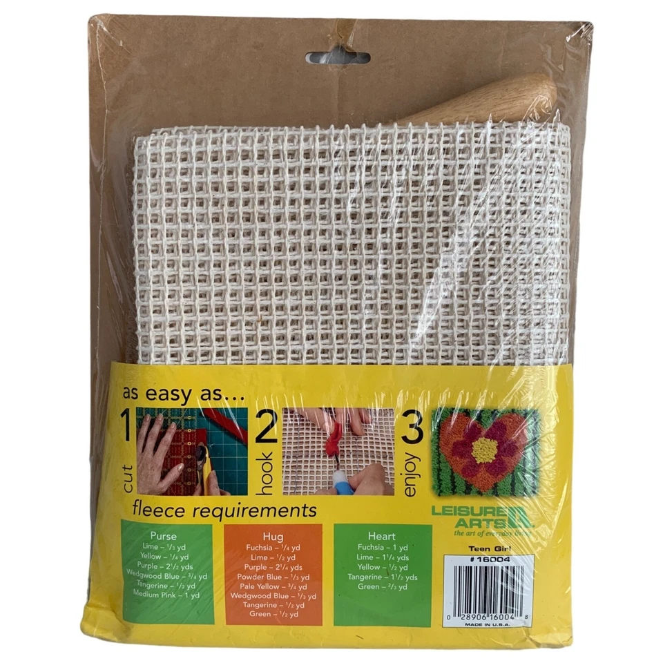 Kit de alfombra polar enganchada a cosas divertidas artes de ocio adolescente 16004 Foto 3 de 4