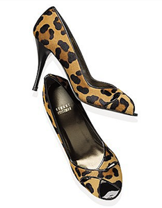 stuart weitzman leopard pumps
