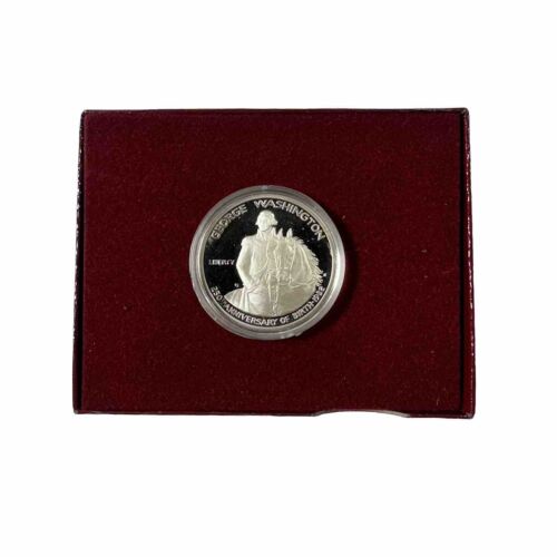 1982-S George Washington Proof Silver Commemorative Half Dollar With Box/COA - Picture 3 of 4