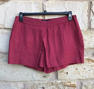 red dressy shorts
