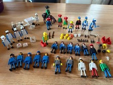 Play Big Figuren Konvolut Köpfe Hüte Pferd Moped Motorrad Waffen